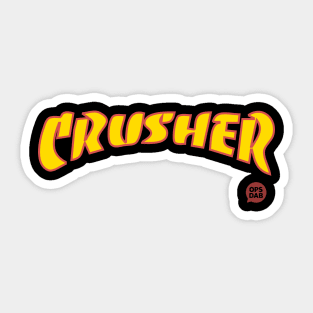 Crusher Sticker